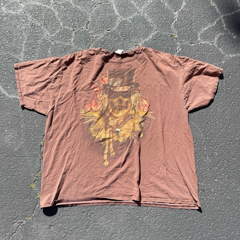 Scarecrow cyber y2k skater t shirt